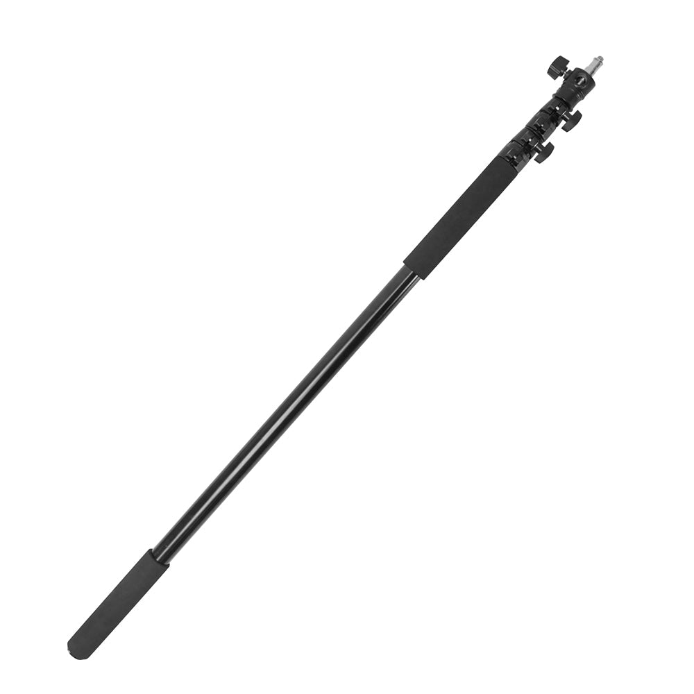 Handheld Boom Pole Stand Light Portable Telescopic Stand Max 3m with Lock and Shoulder Strap For Studio V985-LIGHTINGSTAND
