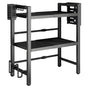 3-Tier Microwave Stand Oven Rack Height Adjustable and Extendable Stainless Steel Kitchen Storage Shelf With V985-MICROWAVESHELF