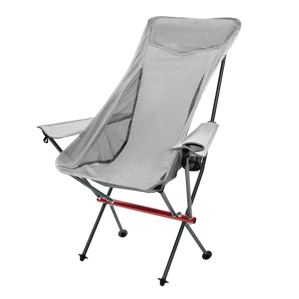 Ultra-Light 1.5KG Portable Folding Rock Camping Chair No Tools Setup 150kg Capacity Heat-Resistant Oxford V985-MOONCHAIR