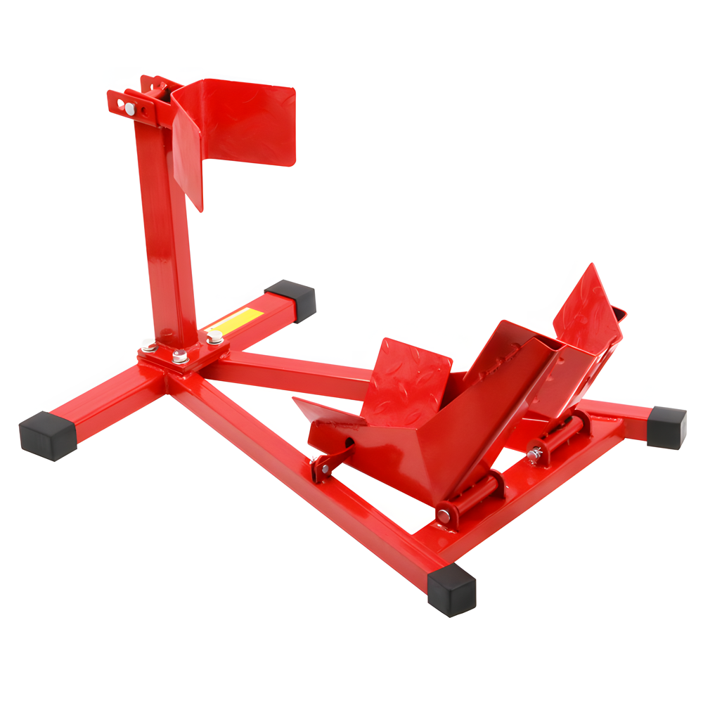 Heavy-Duty Motorcycle Motorbike Front Wheel Chock Lift Stand Vehicle Wheel Chock Clampsfor Trailer Transport V985-MOTORCYCLEWHEELSTAND