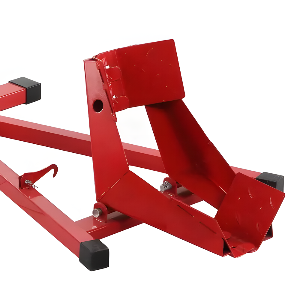 Heavy-Duty Motorcycle Motorbike Front Wheel Chock Lift Stand Vehicle Wheel Chock Clampsfor Trailer Transport V985-MOTORCYCLEWHEELSTAND