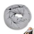 2Pcs Travel Pillow Wrap Comfort Adjustable Neck Support Pillow Scarf for Airplane Travel Sleep Nap Machine V985-NECKPILLOW