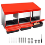 Chicken Hen Coop Hutch Nesting Box 3-Hole Roll Away Metal Design 52x47.5x81cm Durable Indoor Outdoor Laying V985-NESTINGBOX