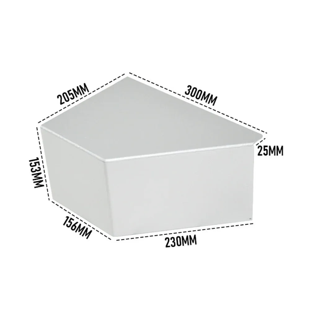 Side Console Boat Switch Panel Sounder Mount Alloy Bracket Fish Finder Mount Oxidation Aluminium