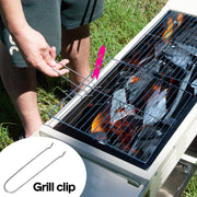Portable Large Barbecue Charcoal Grill Stove Foldable Kebab Stainless Steel BBQ Grill With 2 Grill Nets 2 V985-PATIOBBQGRILL