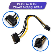 PCIe 1X-16X Riser Extender Kit for Aussie Crypto Miners Gold-Plated Zero Signal Loss 6-Pack Mining Rig with V985-PCIERISERCARD6