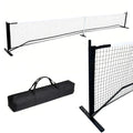Portable Pickleball Net 6.7m Regulation Size Steady Metal Frame and Standard PE Nets With Carrying Bag Indoor Outdoor Training Versatile Game Net Set