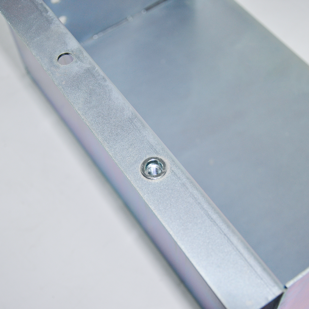 Battery Box Set Sturdy Galvanized Trailer Caravan Boat Spare Part with Lid and Hole for Secure Suits battery V985-POWERBOX