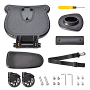 Universal Pram Board Seat and Stand Up Adjustable Buggy Board Pushchair with Bear Pattern Removable Seat Fits V985-PRAMBOARD
