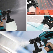 1400ml Cordless High Pressure Spray Gun Flow Adjustable Spray Gun Paint Sprayer Home Interior Exterior With 2 V985-PRESSURESPRAYGUN