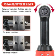 Cordless Electric Ratchet Wrench Set 12V Power Electric Ratchet Wrench 3/8inch 400 RPM Variable Speed with V985-RATCHETWRENCHES