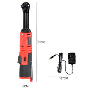 Cordless Electric Ratchet Wrench Set 12V Power Electric Ratchet Wrench 3/8inch 400 RPM Variable Speed with V985-RATCHETWRENCHES