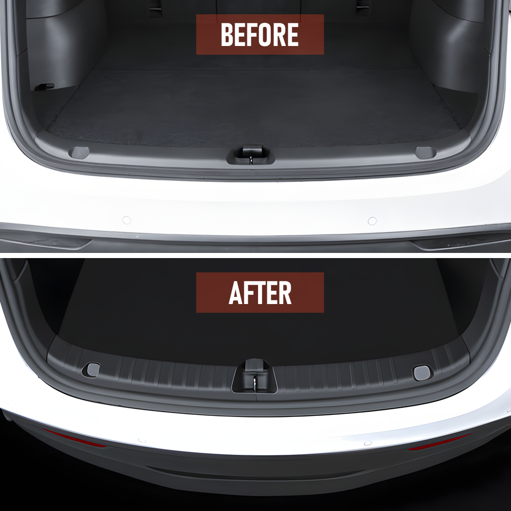 TPE Bumper Guard Custom Fit Tesla Model Y 2022-2023 Trunk Protector | Ultra-Flexible Cold-Resistant | OEM V985-REARBUMPERGUARDFORMY