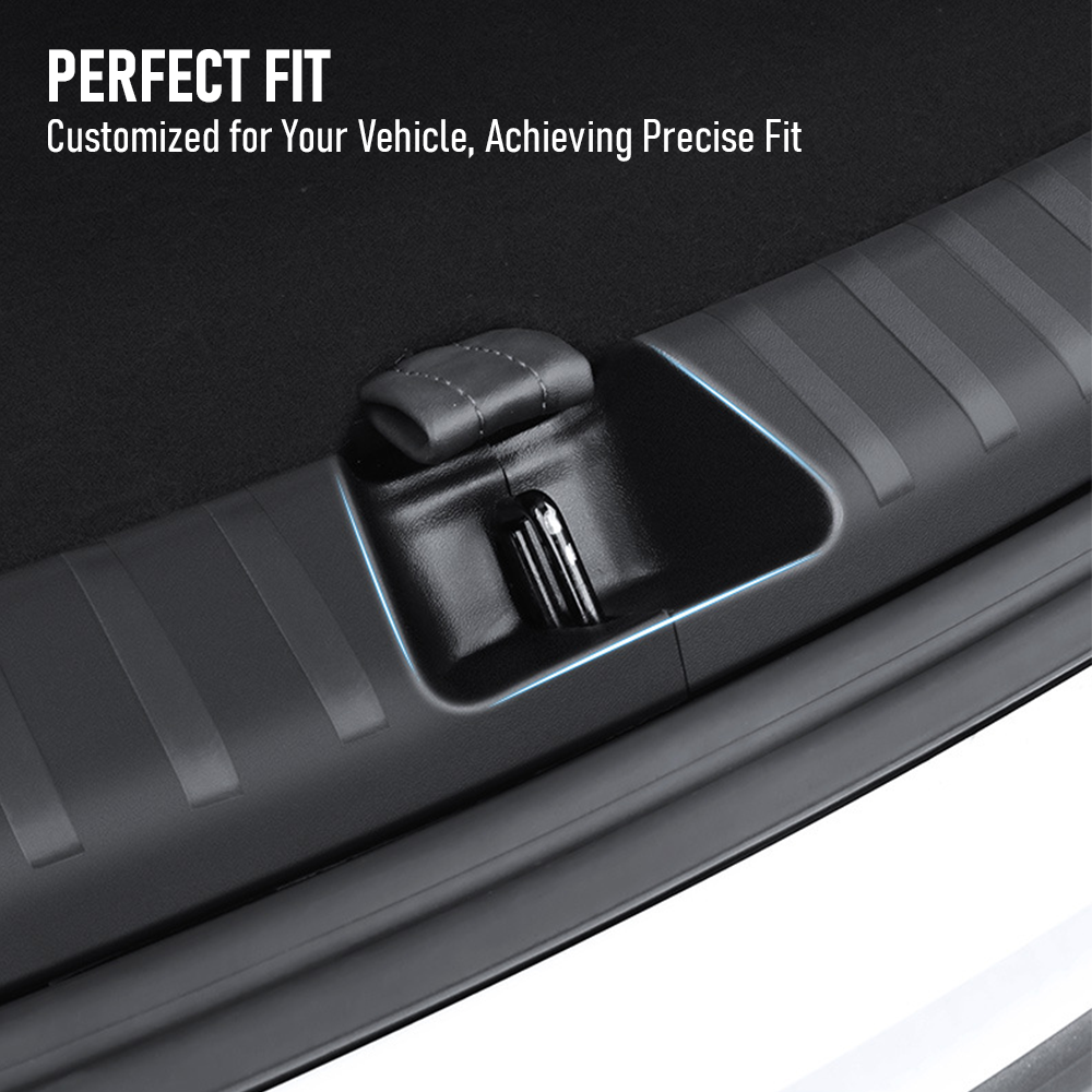 TPE Bumper Guard Custom Fit Tesla Model Y 2022-2023 Trunk Protector | Ultra-Flexible Cold-Resistant | OEM V985-REARBUMPERGUARDFORMY