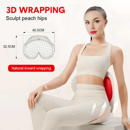 BKT Cushion Portable Ergonomic Lower Back Seat Lumbar Support Chair Posture Correction Max Load 110kg for V985-REDBKTCUSHION