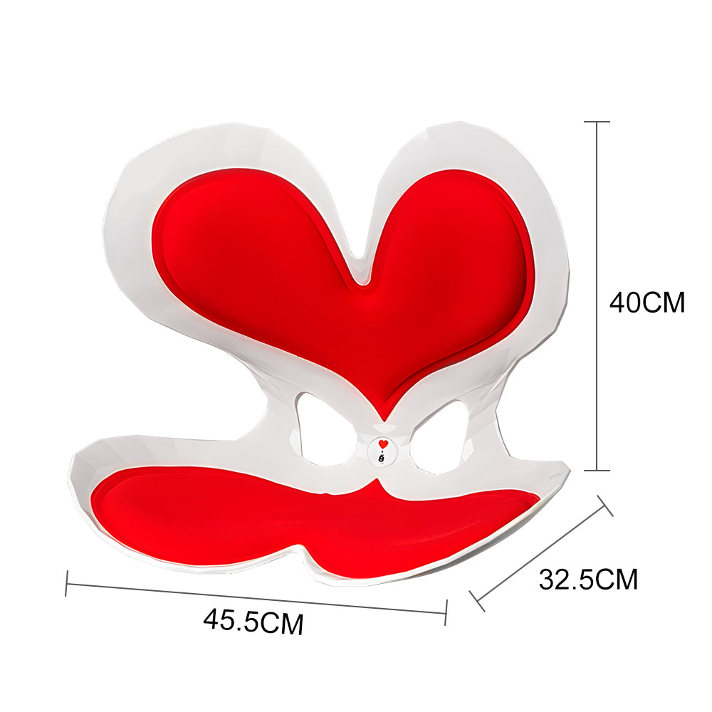 BKT Cushion Portable Ergonomic Lower Back Seat Lumbar Support Chair Posture Correction Max Load 110kg for V985-REDBKTCUSHION