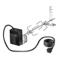 Automatic BBQ Rotisserie Kit Electric Stanless Steel Roast Spit Set Adjustable with Motor AU Plug for V985-ROASTSPITSET