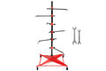 Universal Auto Paint Stand Panel Tree Paint Rotating Stand Center Post Hang Paint Spray with 4 Wheels and 6 V985-ROTATINGPAINTSTAND