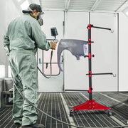 Universal Auto Paint Stand Panel Tree Paint Rotating Stand Center Post Hang Paint Spray with 4 Wheels and 6 V985-ROTATINGPAINTSTAND