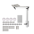 Adjustable RV Table Leg 360 degrees Rotating Support Pedestal Table Leg RV Accessories, Detachable Aluminum V985-RVTABLELEG