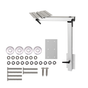 Adjustable RV Table Leg 360 degrees Rotating Support Pedestal Table Leg RV Accessories, Detachable Aluminum V985-RVTABLELEG