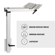 Adjustable RV Table Leg 360 degrees Rotating Support Pedestal Table Leg RV Accessories, Detachable Aluminum V985-RVTABLELEG