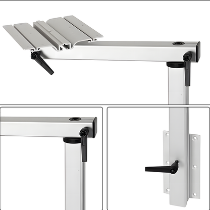Adjustable RV Table Leg 360 degrees Rotating Support Pedestal Table Leg RV Accessories, Detachable Aluminum V985-RVTABLELEG