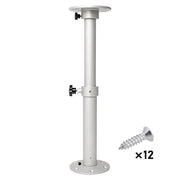 Table Pedestal Telescopic Furniture Leg 46-70cm Height Adjustable Easy Installation Detachable Aluminum Alloy Support for RV Boat Caravan Motorhome