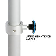 Table Pedestal Telescopic Furniture Leg 46-70cm Height Adjustable Easy Installation Detachable Aluminum Alloy Support for RV Boat Caravan Motorhome