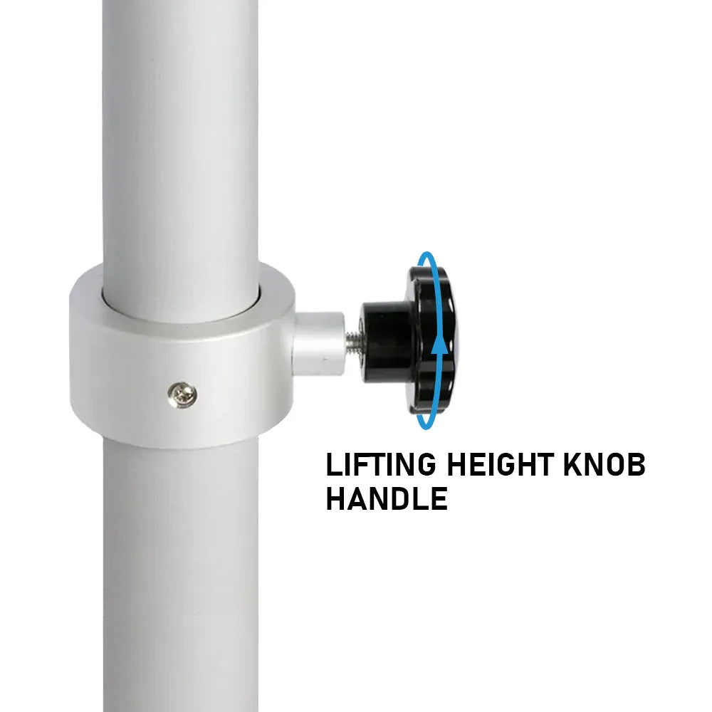 Table Pedestal Telescopic Furniture Leg 46-70cm Height Adjustable Easy Installation Detachable Aluminum Alloy Support for RV Boat Caravan Motorhome