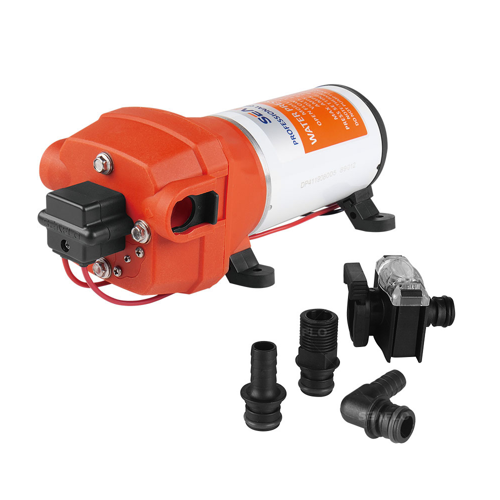 SEAFLO 12V Water Pump Pressure Diaphragm Self Priming Pump 4.5Gallons Per Min 17LPM 40PSI Water Booster for V985-SEAFLOPUMP17LPM