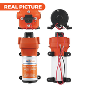 SEAFLO 12V Water Pump Pressure Diaphragm Self Priming Pump 4.5Gallons Per Min 17LPM 40PSI Water Booster for V985-SEAFLOPUMP17LPM