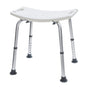 Shower Chair Stable Non-Slip Bath Seat 37-52cm Height Adjustable with Shower Holder and Armrest for Elderly V985-SHOWERCHAIR
