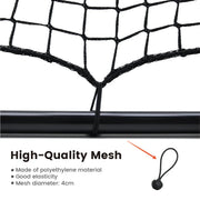 1m Football Rebounder Net Soccer Training Kickback Target Bounce Wall Detachable Metal Frame and PE Net For V985-SPORTSREBOUNDER