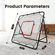 1m Football Rebounder Net Soccer Training Kickback Target Bounce Wall Detachable Metal Frame and PE Net For V985-SPORTSREBOUNDER
