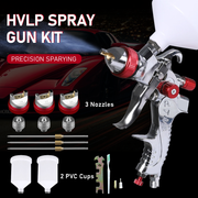 Air Spray Gun HVLP Kit Paint Gun Gravity Feed Air Spray Gun Airbrush Painting Tool 3 Nozzle 1.4mm 1.7mm 2mm V985-SPRAYGUNKIT