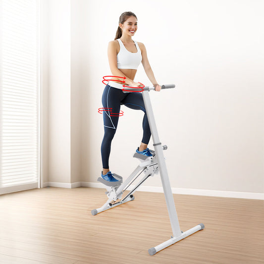Foldable Stair Stepper for Home Gym Exercise Height Adjustable Vertical Climber Machine 150kg Loading V985-STAIRCLIMBER