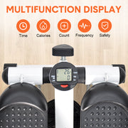 Mini Stepper Home Office Stair Stepper Machine with Resistance Bands and LCD Monitor for Full Body Workout V985-STEPPERS2
