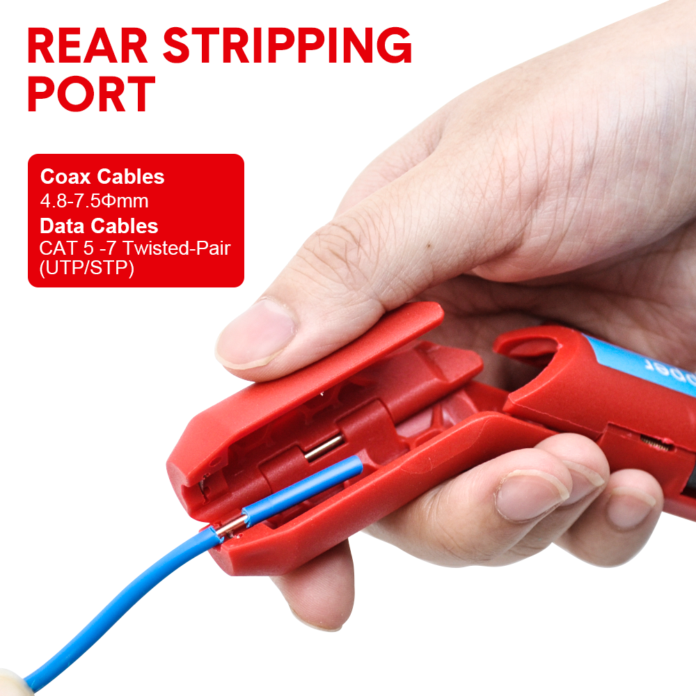 Wire Stripper Ergonomic Curved Handle Cable Stripping Splitting Cut Tool Wide Stripping Ranges Hand Tool with V985-STRIPPING2