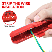 Wire Stripper Ergonomic Curved Handle Cable Stripping Splitting Cut Tool Wide Stripping Ranges Hand Tool with V985-STRIPPING2