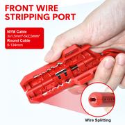 Wire Stripper Ergonomic Curved Handle Cable Stripping Splitting Cut Tool Wide Stripping Ranges Hand Tool with V985-STRIPPING2