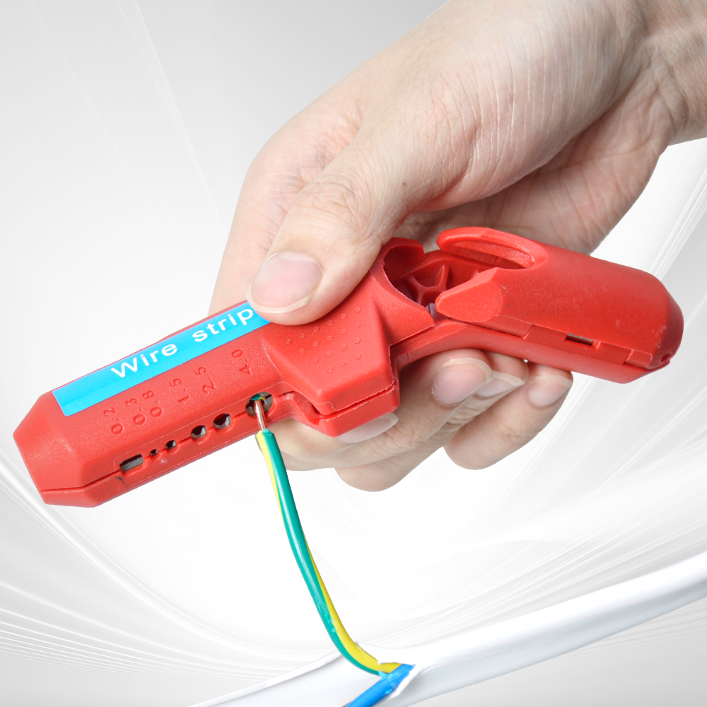 Wire Stripper Ergonomic Curved Handle Cable Stripping Splitting Cut Tool Wide Stripping Ranges Hand Tool with V985-STRIPPING2