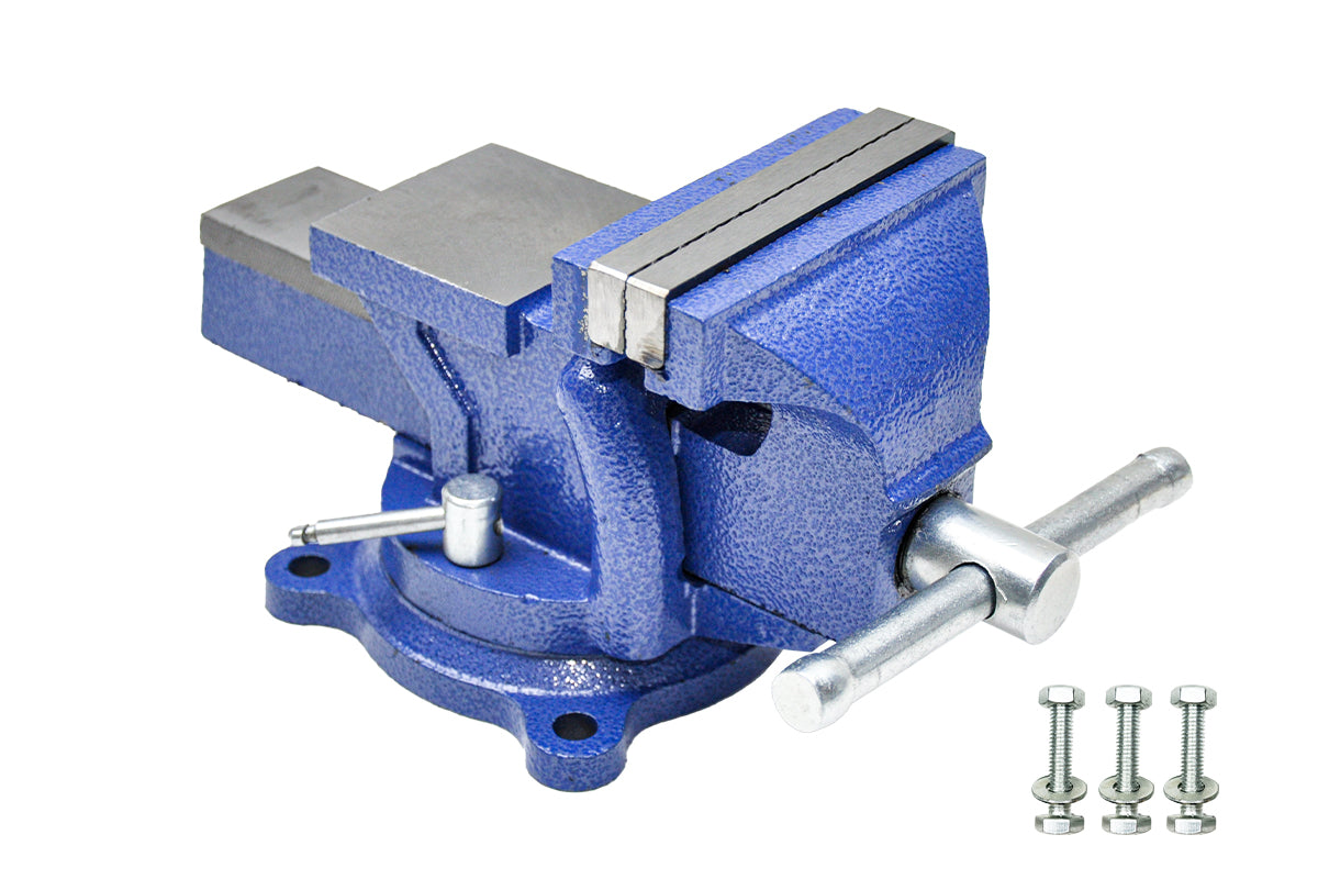 Heavy Duty 4" Bench Vice Table Top Clamp Vise with Anvil Swivel Base For Woodworking Fit for Home and V985-TABLECLAMPVICE