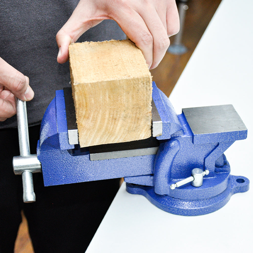 Heavy Duty 4" Bench Vice Table Top Clamp Vise with Anvil Swivel Base For Woodworking Fit for Home and V985-TABLECLAMPVICE