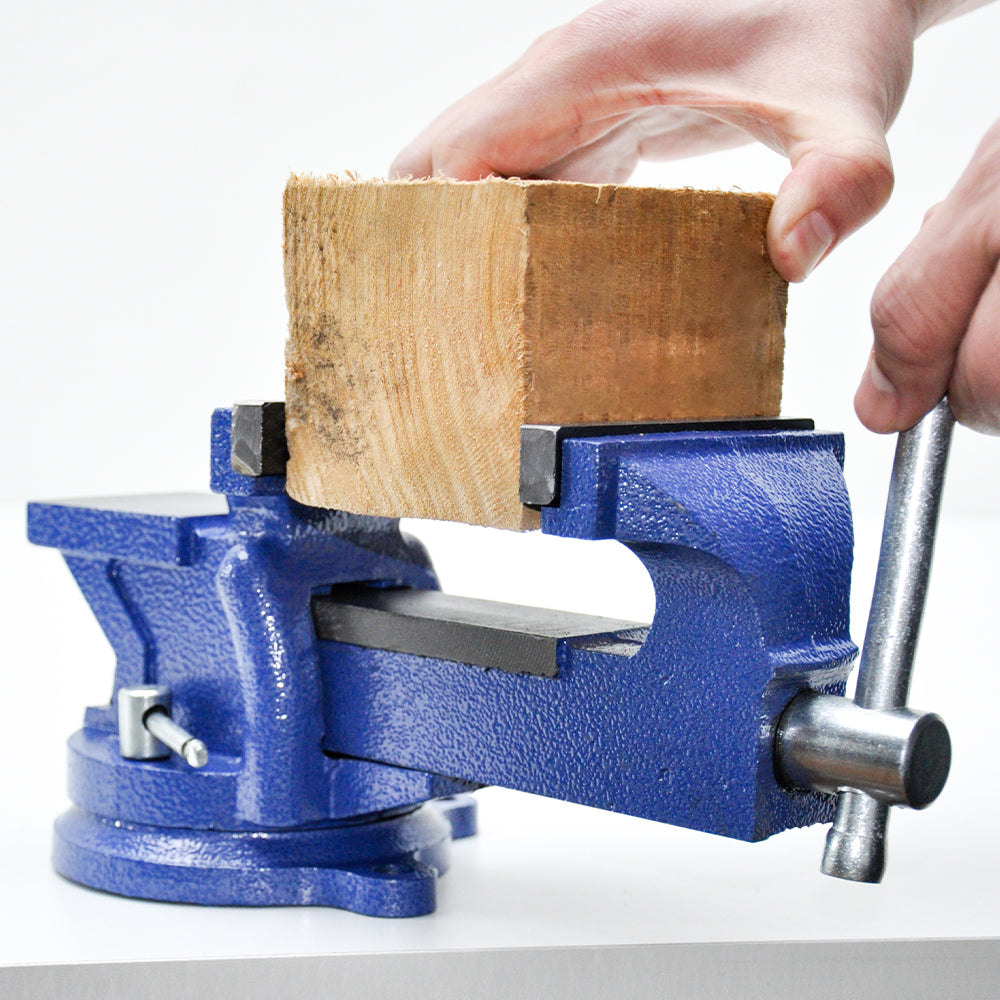 Heavy Duty 4" Bench Vice Table Top Clamp Vise with Anvil Swivel Base For Woodworking Fit for Home and V985-TABLECLAMPVICE