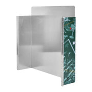 Alpen Outdoor Diesel Tank Cover Silver Gas Tank Bracket 2mm Thick Aluminium Tank Mounting Holder Fit for V985-TANKCOVERANZACDAYGREEN