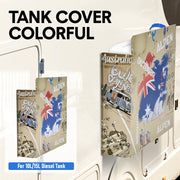 Alpen Outdoor Diesel Tank Cover Silver Gas Tank Bracket 2mm Thick Aluminium Tank Mounting Holder Fit for V985-TANKCOVERCOLORFUL