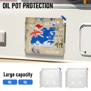 Alpen Outdoor Diesel Tank Cover Silver Gas Tank Bracket 2mm Thick Aluminium Tank Mounting Holder Fit for V985-TANKCOVERCOLORFUL