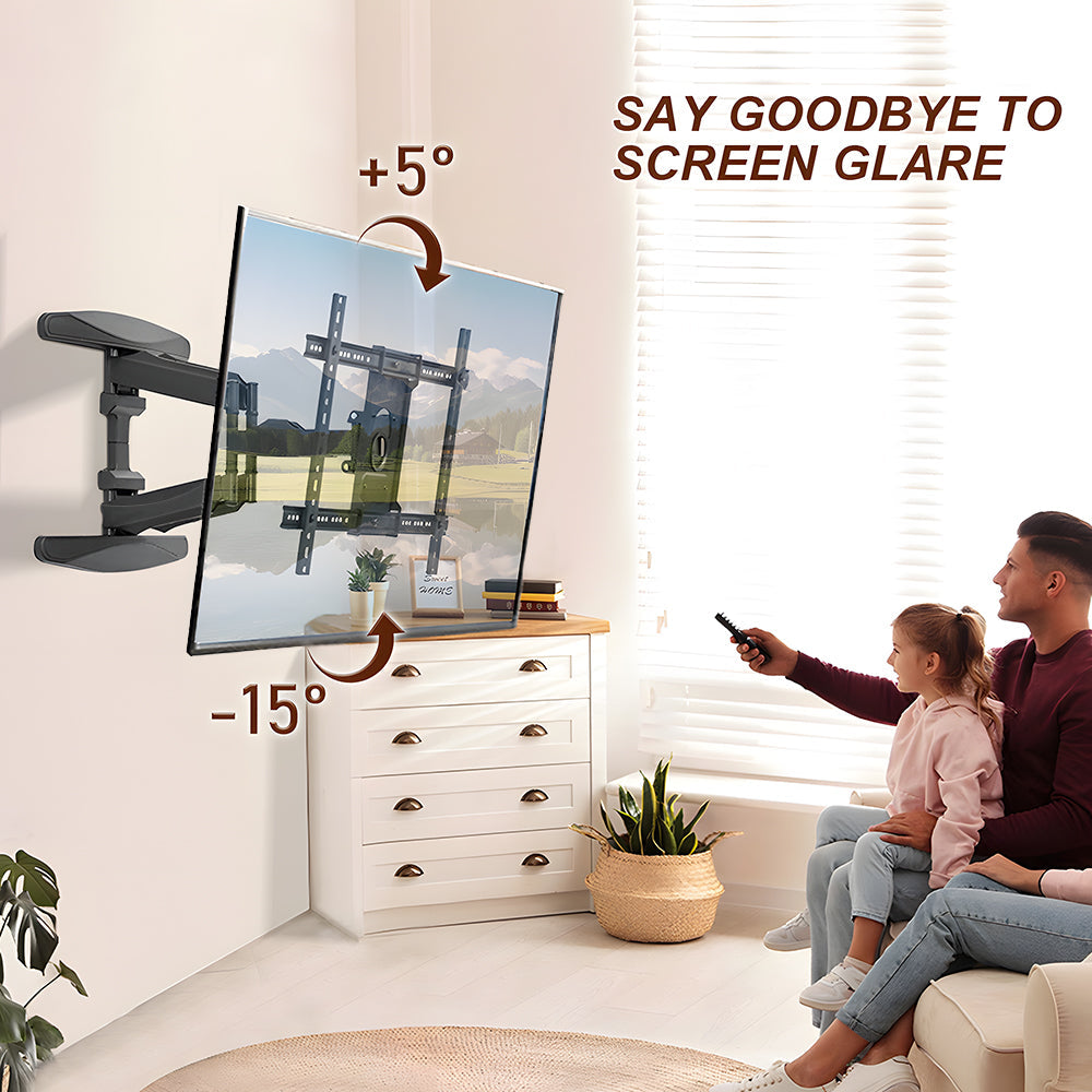 Telescopic Swivel and Tilt TV Monitor Wall Mount Bracket Load up to 85kg Full Motion Long Arm Bracket Max V985-TELESCOPICBRACKET