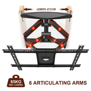 Telescopic Swivel and Tilt TV Monitor Wall Mount Bracket Load up to 85kg Full Motion Long Arm Bracket Max V985-TELESCOPICBRACKET